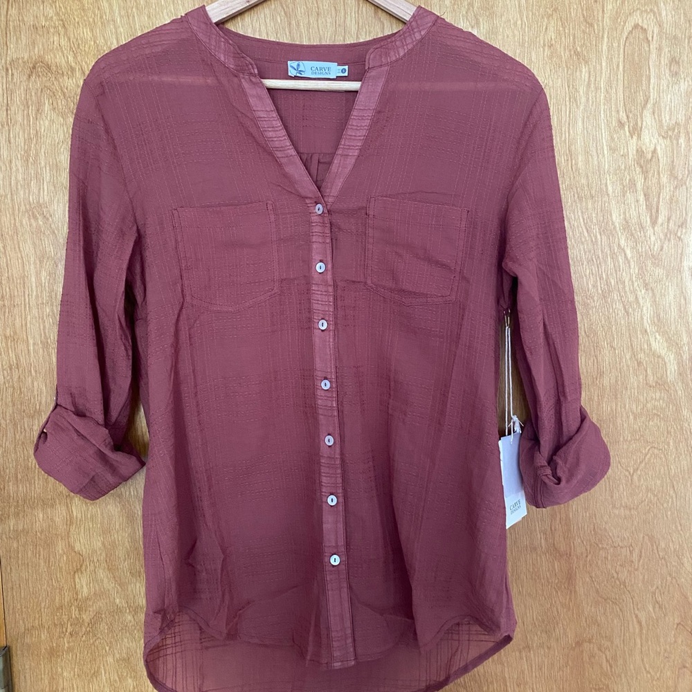 New Carve Designs Dylan Textured Tunic Small